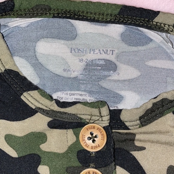 3 pc Posh Peanut Cadet Camouflage Ruffle Bummmie Set & 2XL Mom Robe - Picture 11 of 13